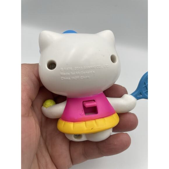 2013 Hello Kitty Loves Playing Tennis 3" McDonald's Action Figure #3 Sanrio - Picture 7 of 7